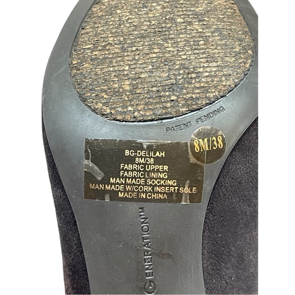 BCBG BROWN DELILAH FAUX SUEDE SLIP ON ANKLE BOOTS SZ 8M EUC - Picture 9 of 15